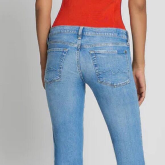 NWT 7 Seven For All Mankind Original Bootcut 26 SIDE SLITS - Picture 5 of 10